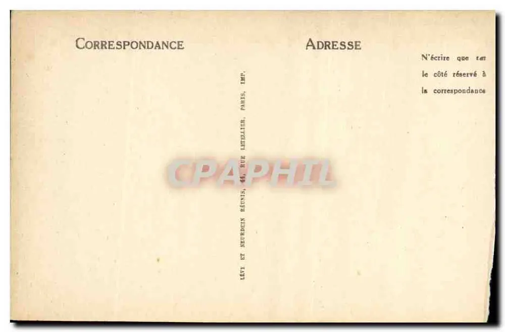 Trégastel-Primel (Finistère) — Felsen bei stürmischem Wetter, Strände von Diben — ND - Rückseite