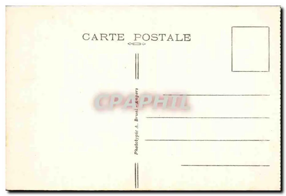 Perros-Guirec-Ploumanach (C.-du-N.) — Felsen von Squevel an der Pointe du Diable — A. B. - Rückseite