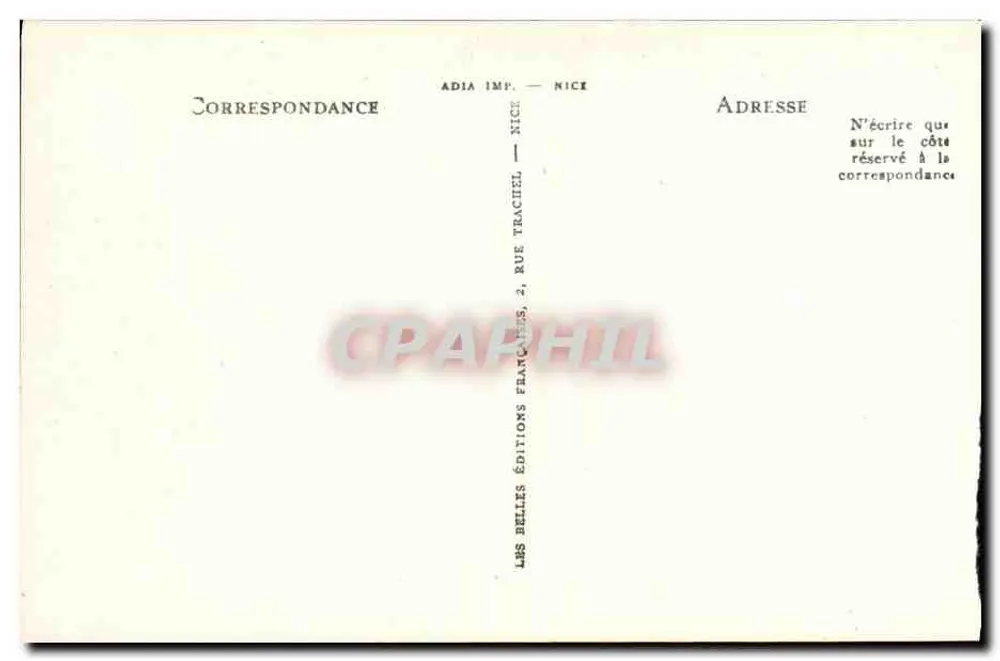 Nice — Das Palais der Mittelmeerküste und die Promenade Jetée — LL. — N° 374 - Rückseite