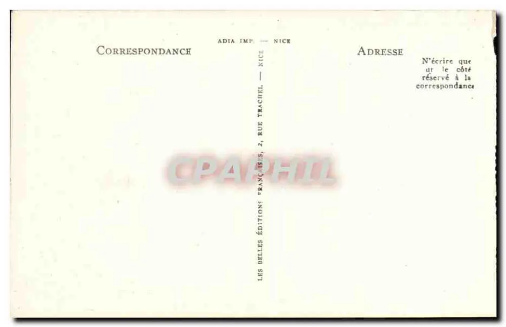 Nice — O Mosteiro de Cimiez — LL - Verso