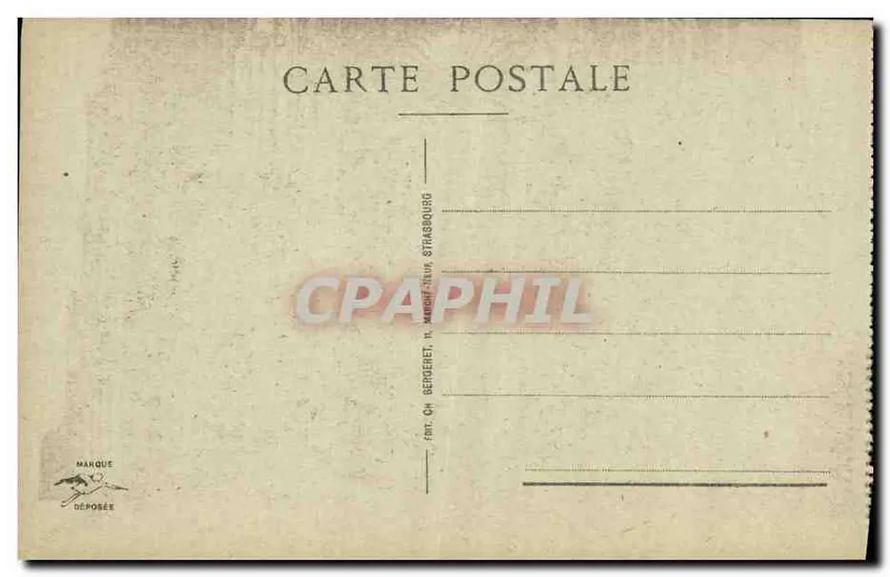 Straßburg - Die Kathedrale — Verlag Ch. Berpereet, Nr. 2 - Rückseite