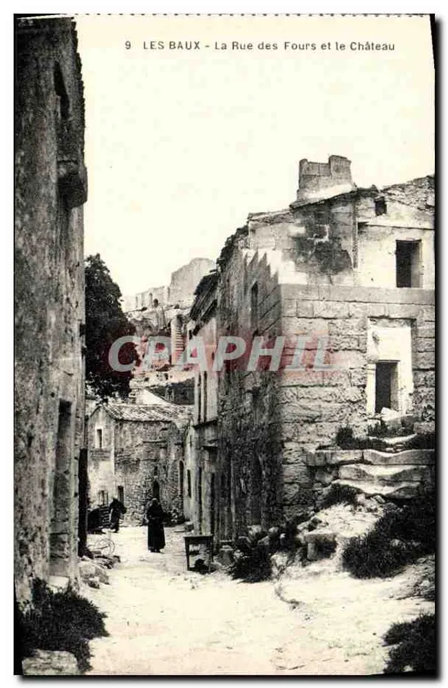 Les Baux - Die Straße der Ofen und das Schloss — n°9 - Vorderseite