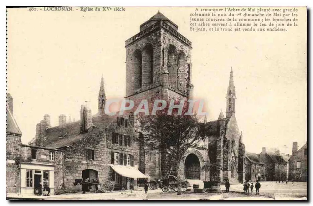Locronan - Igreja do século XV - Frente