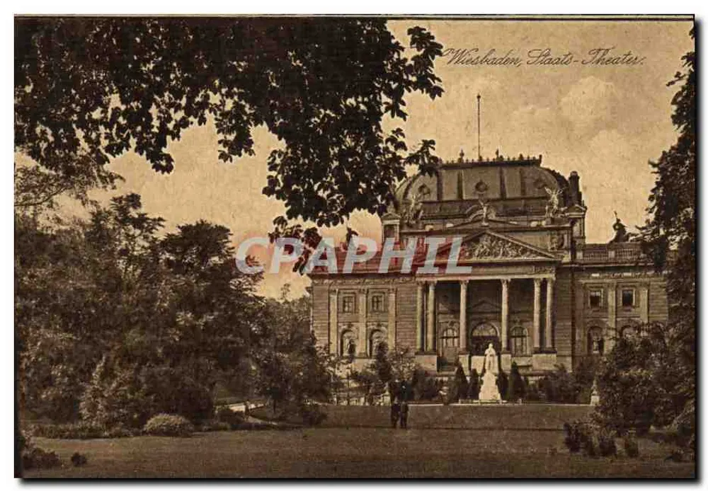 Wiesbaden, Teatro Estatal — editor K.S.M. n°13 - Frente