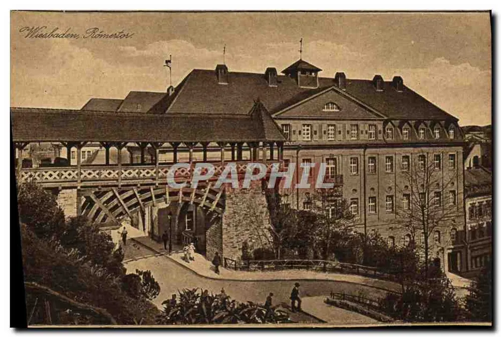 Wiesbaden, Römer Tor — Porte romaine — K.S.M. No. 15 - Frente