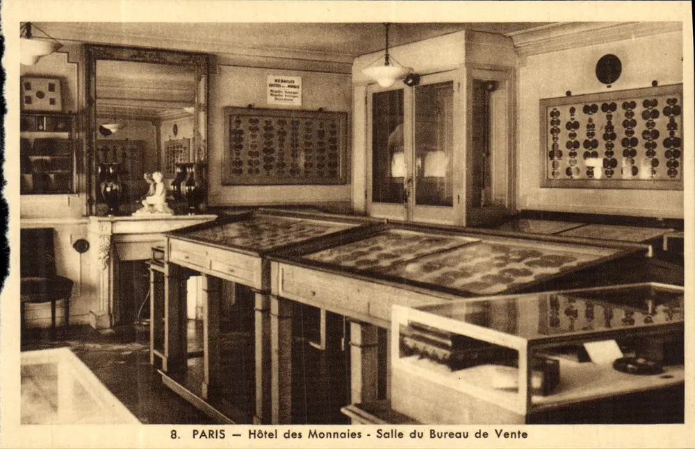 PARIS — Hôtel des Monnaies — Salle du Bureau de Vente — Verlag Médaillus - Vorderseite