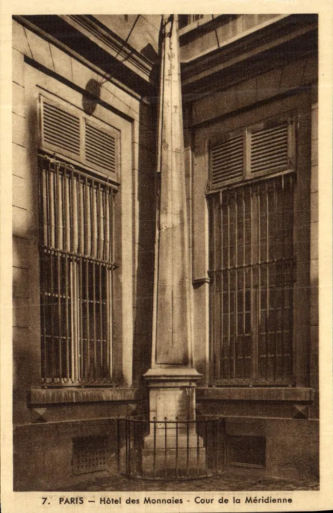 PARIS — Hôtel des Monnaies — Cour de la Méridienne - Vorderseite