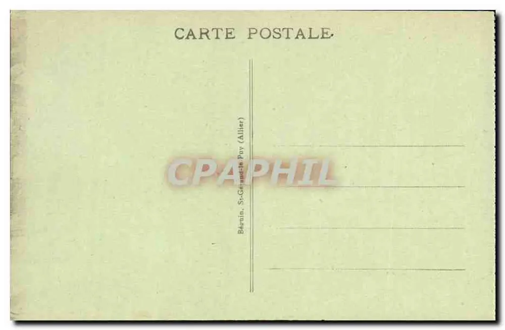Vichy — Terrasse und Theater des Casinos — Verlag Labeil, Nr. 124 - Rückseite