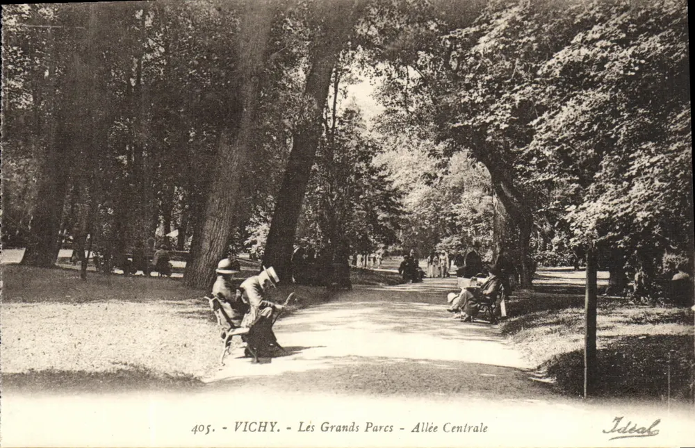 Vichy - I Grandi Parco - Via Centrale — Ideal, n°405 - Recto