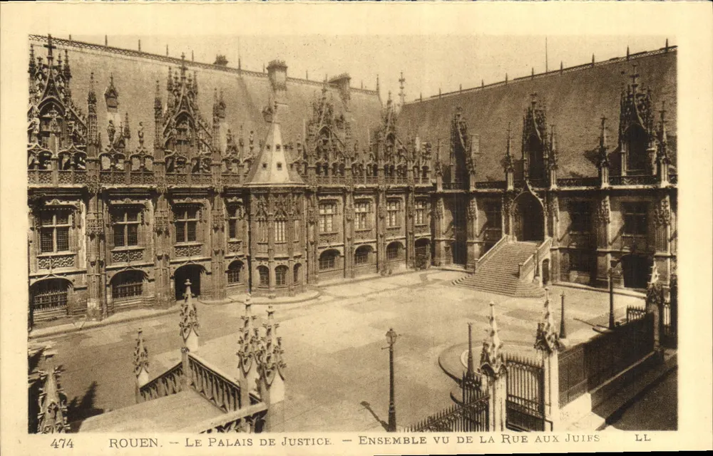Rouen — Le Palais de Justice — Ensemble vu de la Rue aux Juifs — LL - Vorderseite