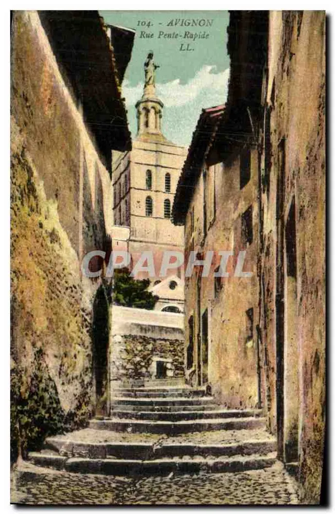 Avignon - Rue Pente-Rapide — LL. — n°104 - Frente