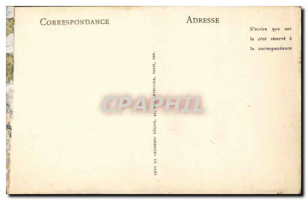 Avignon - Rue Pente-Rapide — LL. — n°104 - Verso