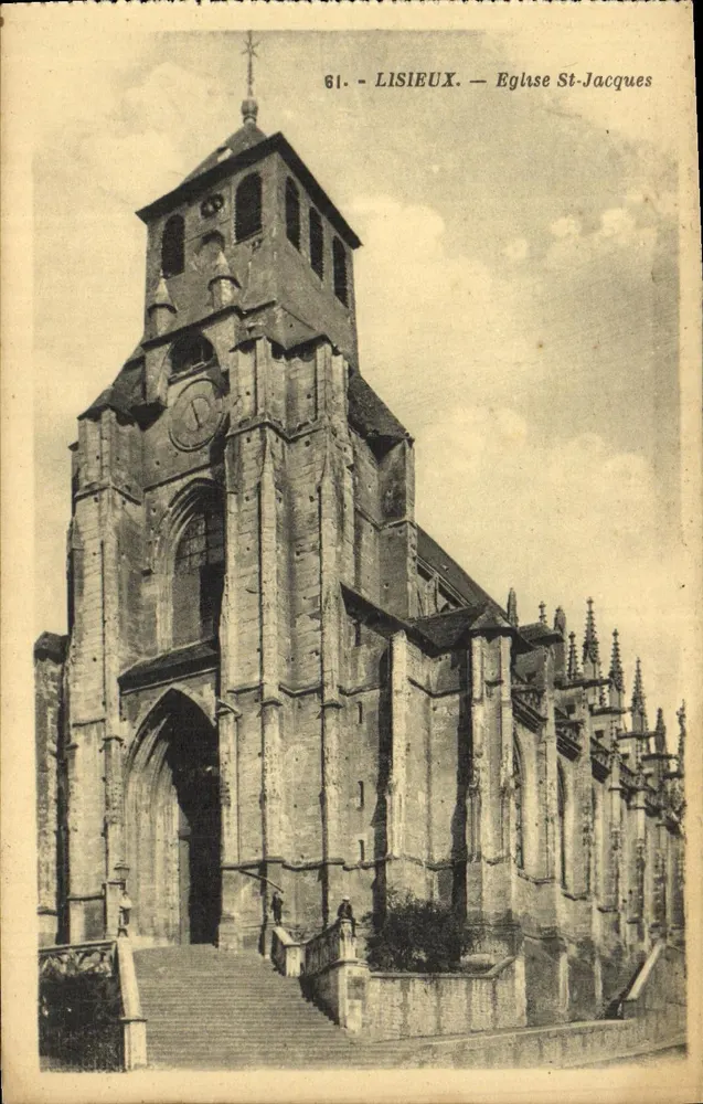 Lisieux — Igreja de São Jacó — G. Arlaud, editor da Closa - Nanais - Frente