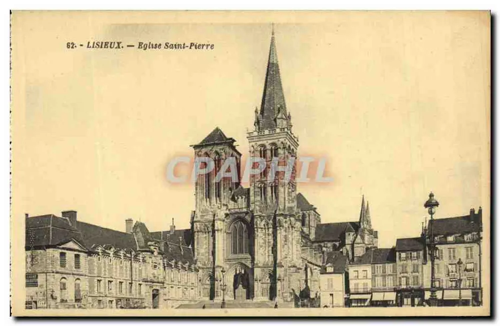 Lisieux — Igreja de São Pedro — G. Arnaud, editor em Nîmes - Frente