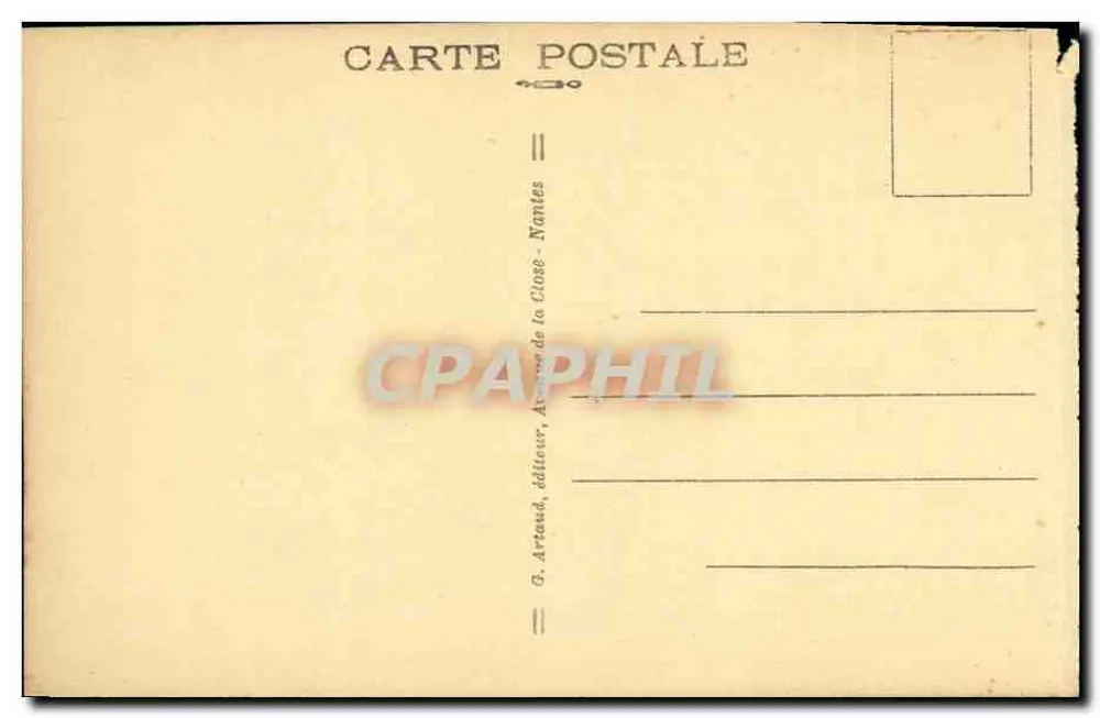 Lisieux — Vue générale prise du Point de Vue — G. Artaud, éditeur, Nantes - Rückseite