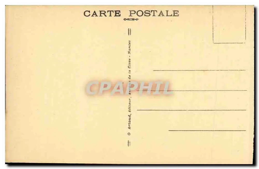 Lisieux — A Catedral de São Pedro — Artaud, editor da Closse - Normandia - Verso