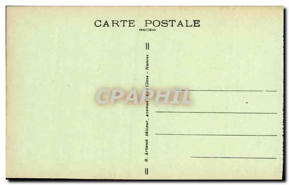 Saint-Marc — Praia do Vieux St-Marc — G. Artoud, Nantes - Verso