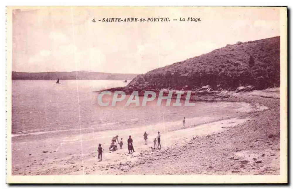 Sainte-Anne-de-Portzic — A Praia — G. Artaud, Nantes - Frente