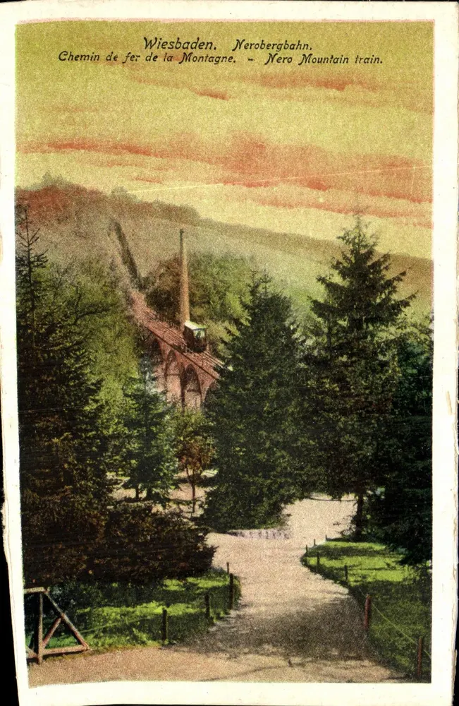 Wiesbaden - Nerobergbahn - Bergbahn - Vorderseite