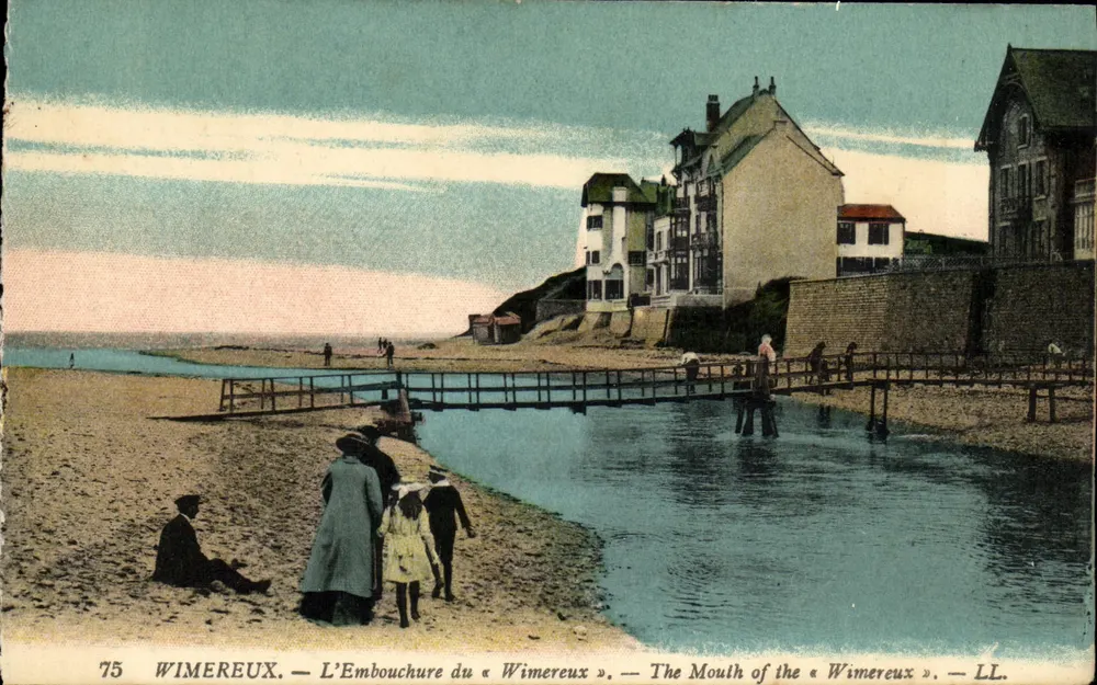 Wimereux — Die Mündung des « Wimereux » — LL, n°75 - Vorderseite
