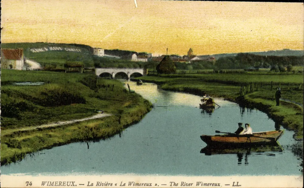 Wimereux — Der Fluss « Le Wimereux » — LL. — Verlag LL, Nr. 74 - Vorderseite