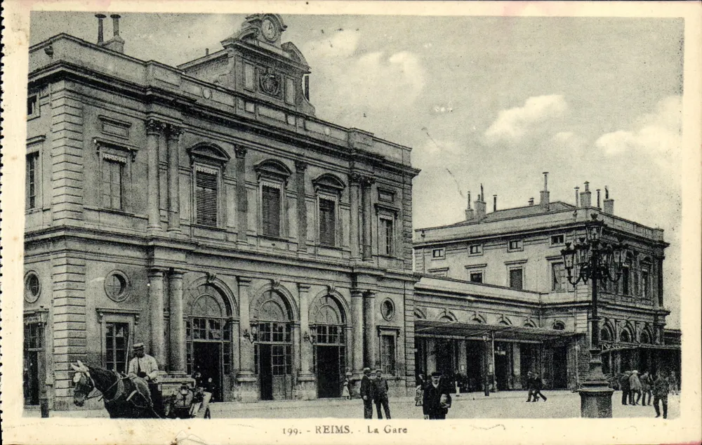 Reims — La Gare — Éditeur Politi Depay, Reims, n°199 - Awers