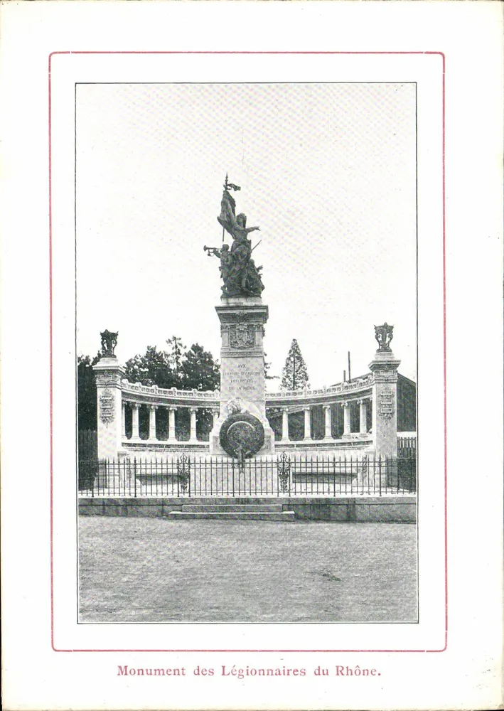 Monument van de Legionairs van de Rhône — onbekende uitgever, serie-nummer niet zichtbaar - Voorkant