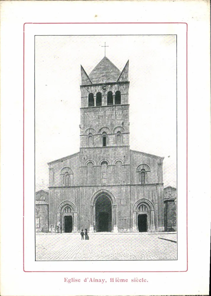 Igreja de Ainay — Século 11 — sem editor e número visíveis - Frente