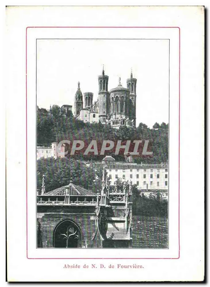 Abside de N. D. de Fourvière — vista panorâmica — editor não identificado - Frente