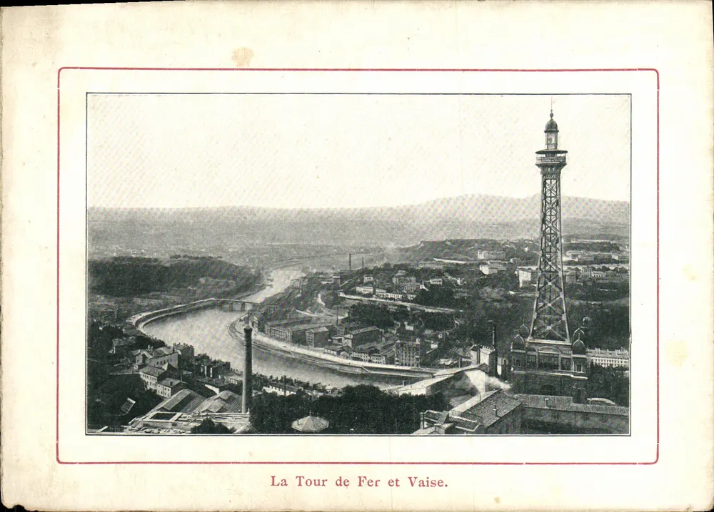 A Torre de Ferro e Vaise — vista panorâmica — editor desconhecido, número de série não visível - Frente