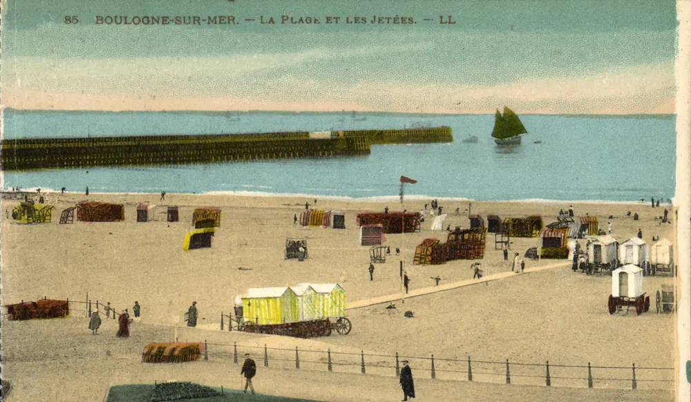 Boulogne-sur-Mer — La Plage et les Jetées — LL - Vorderseite