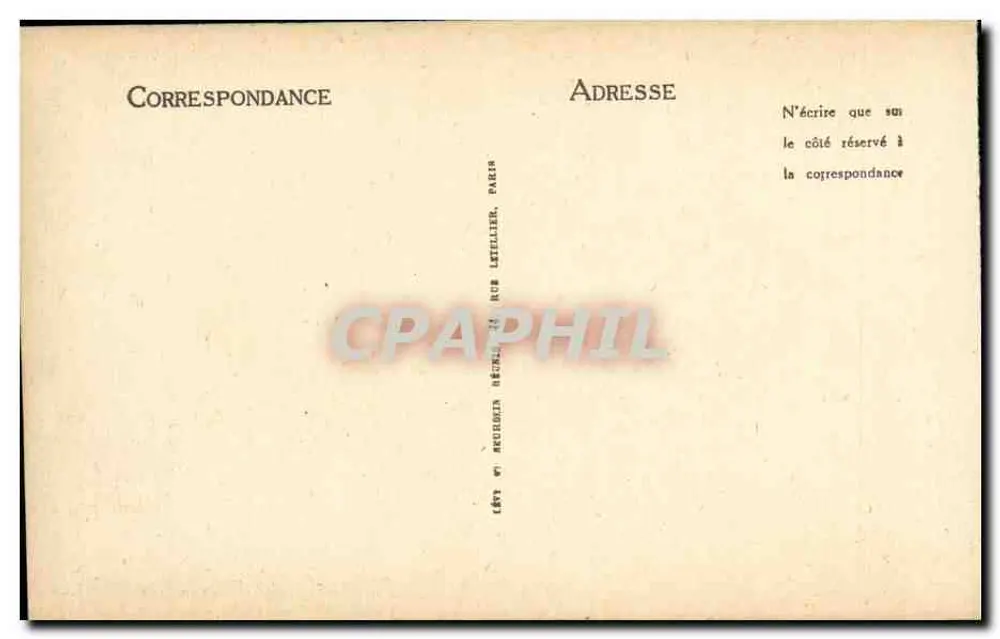 Boulogne-sur-Mer — A Nova Posta — LL - Verso
