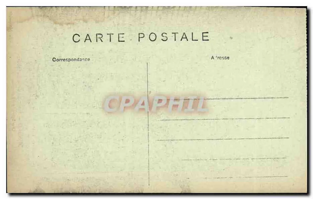 Soissons — Facha da Catedral — Edit. Nougarède - Verso