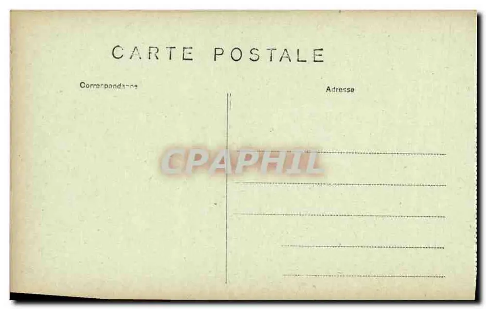 Soissons — Um die Kathedrale (Nordseite) — Verlag De Baret - Rückseite