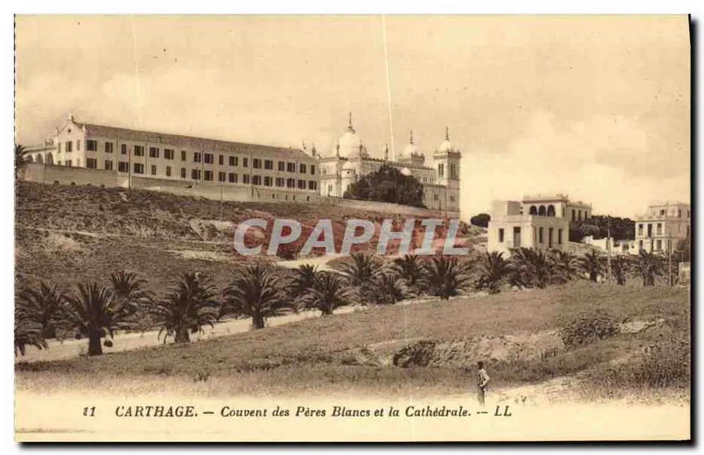 Carthage — Konvent der Weißen Väter und die Kathedrale — LL - Vorderseite