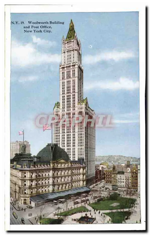 Edificio Municipale — New York City — Moses King, N.Y. 13 - Verso