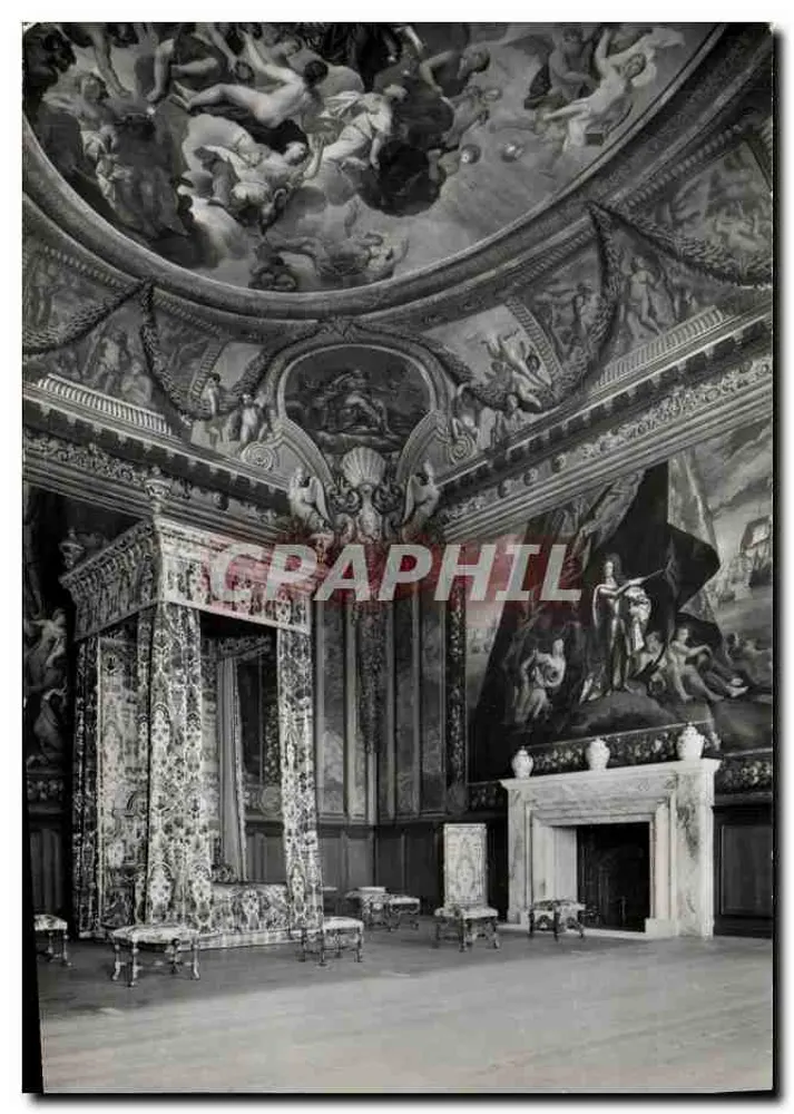 Der Queen's Room im Hampton Court Palace — dekoriert von Verrio — veröffentlicht vom Ministerium für Öffentliche Arbeiten - Vorderseite