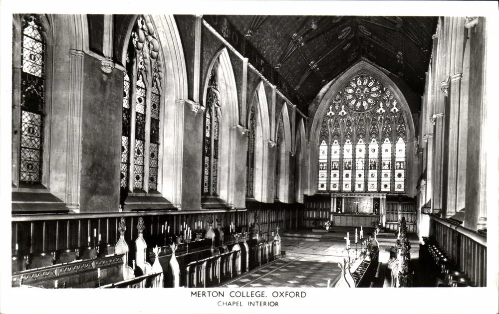 Merton College, Oxford — Capela interna — Thomas-Photos, Oxford - Frente