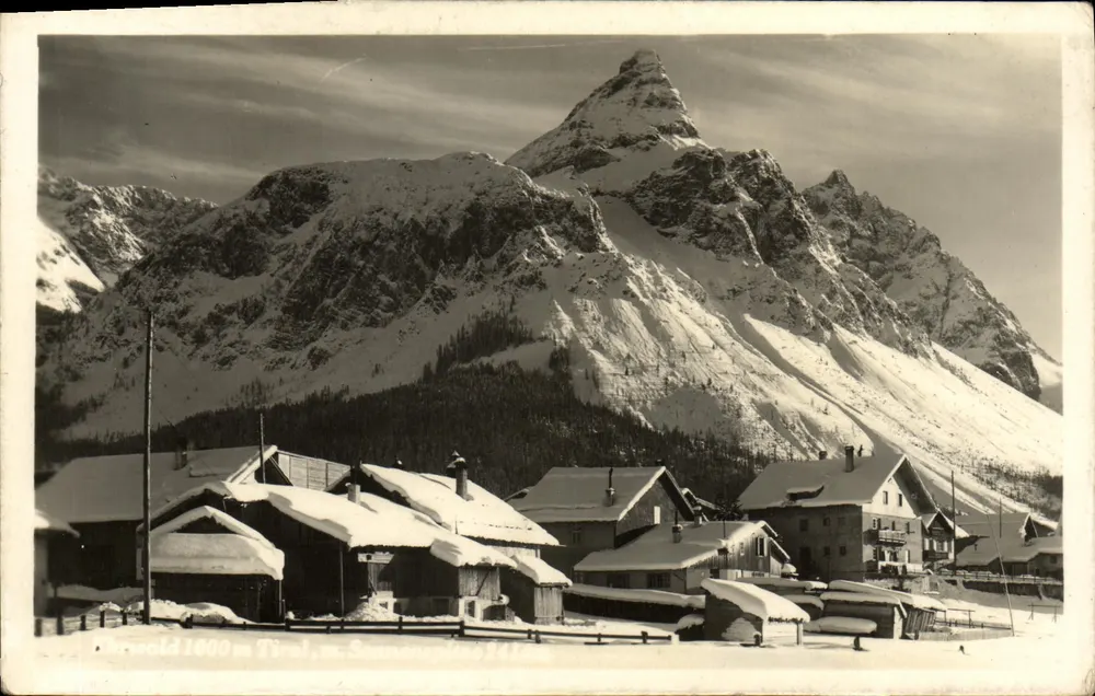 Sonnenspitze — Tirol, 1000m — editor desconhecido, número de série não legível - Frente