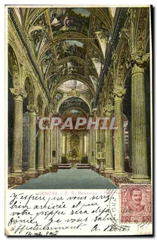 Gênova - S. S. Nunziata - Interior - Frente
