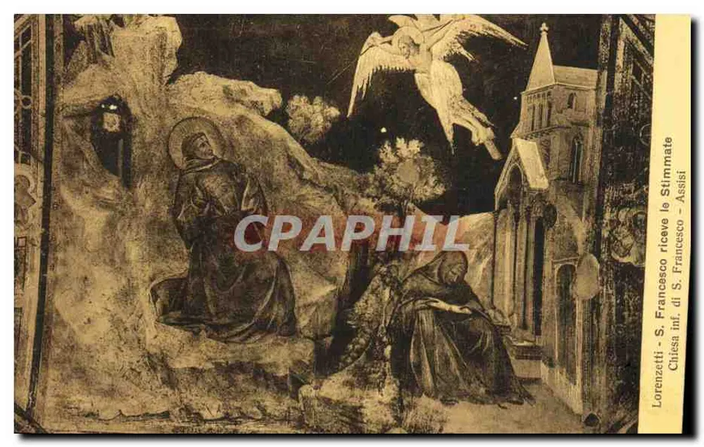 São Francisco recebe as Estigmas – Igreja inferior de São Francisco – Assis – Lorenzetti - Frente