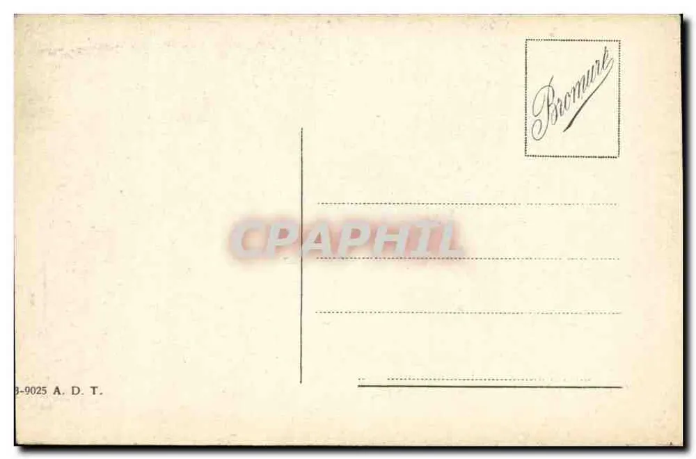 Turim - Superga - A Basílica — editor Bromure, n° 9025 - Verso