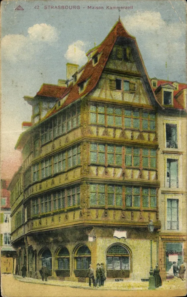 Estrasburgo - Casa Kammerzell — 42, editor Roder - Frente