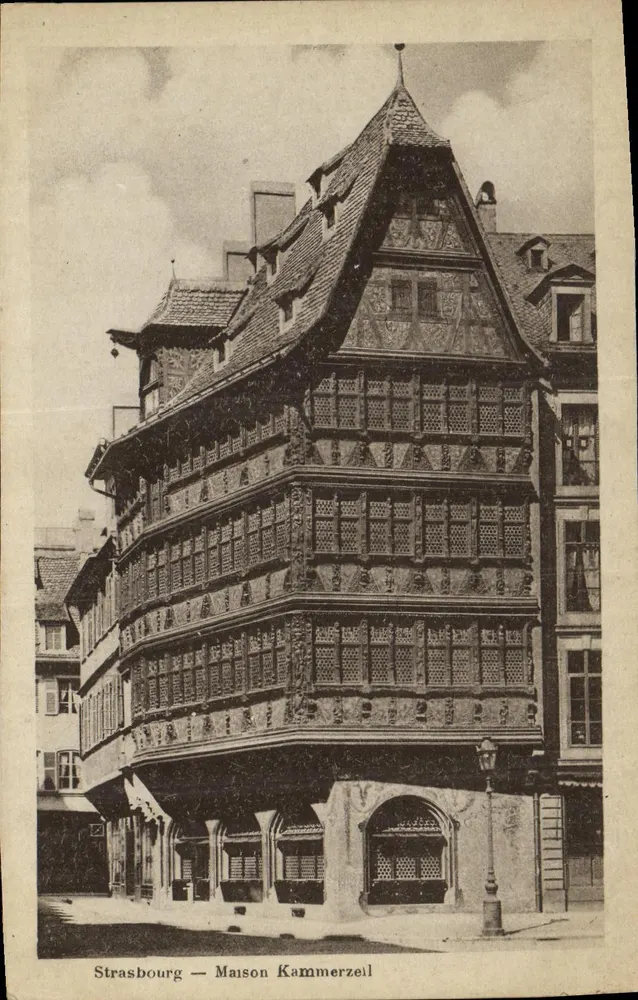 Estrasburgo — Casa Kammerzeil — editor G. Arnaud, Estrasburgo - Frente