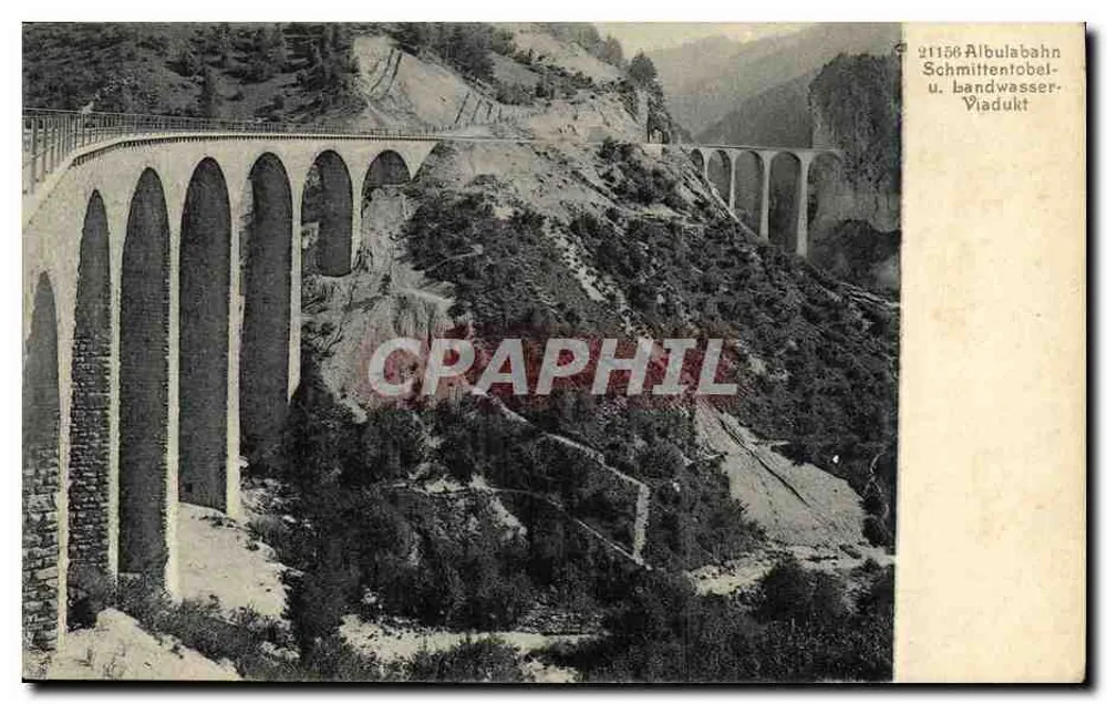 Schmittentobel - Viadukt des Albulabahn-Kanals — Gebr. Wehrli, Kilchberg Zürich - Vorderseite