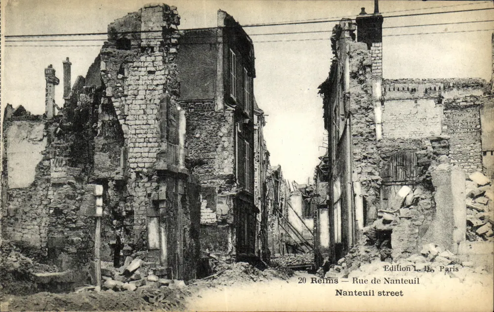 Reims — Rue de Nanteuil — Edition L. B., Paris - Vorderseite
