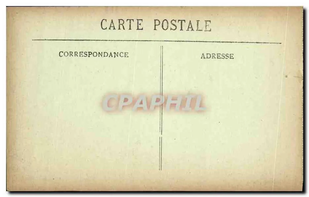 Reims - Ecke der Gambettastraße und Jardstraße — Verleger: G. B. Paris - Rückseite
