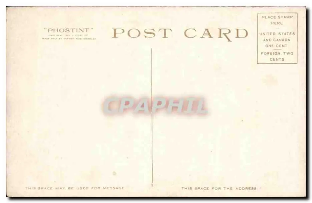 Hugenottenkirche, Charleston, S.C. — gegründet 1890, einzigartig in den Vereinigten Staaten — Verlag Detroit Photographic Co., Nr. 8288 - Rückseite