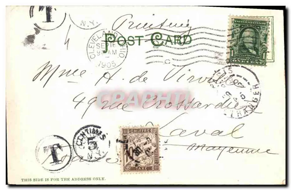 Residenza su Euclid Avenue, Cleveland, O. — Pubblicato da The Cleveland News Company, Cleveland, O.-Leipzig-Berlin — N° 170 - Verso