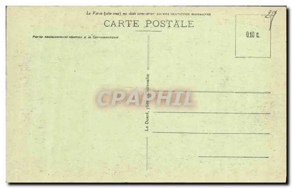 Morgat — Grotte de l'Éléphant — n° 208 - Rewers